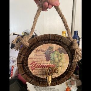 Vintage wine plate “Works!!”